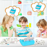 لعبة حروف متطابقة للاطفال من اكس سبرينج، العاب تعليمية 2 في 1 للتهجئة والرياضيات، لعبة حروف مطابقة مع 32 بطاقة فلاش، بطاقات العاب تهجئة للاطفال بعمر 3-8 سنوات - Sooqja سوقجة